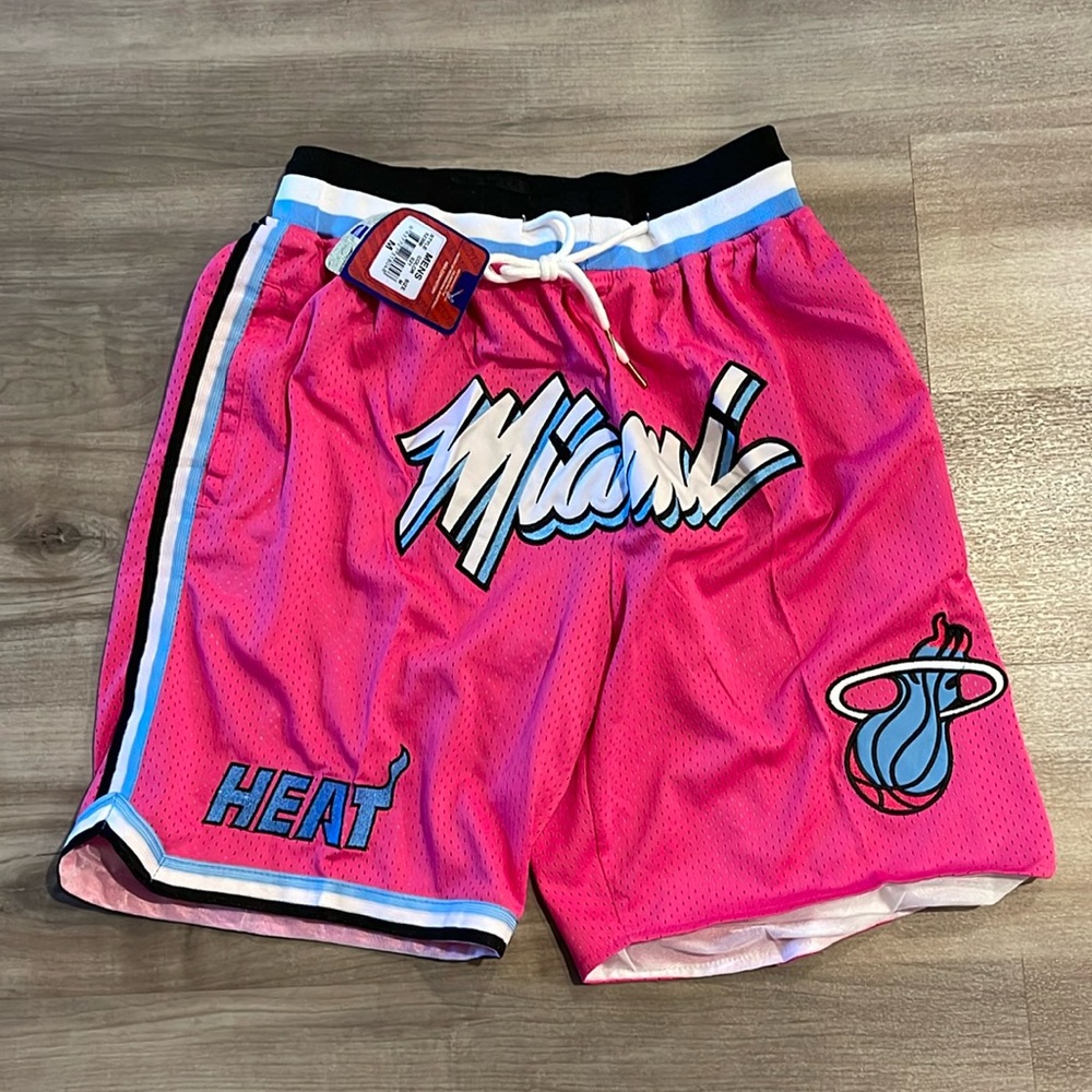 Miami heat just Don shorts. Size M